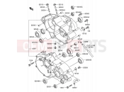 10 - CRANKCASE - Suzuki RM100 K3 (2003) (E21)