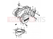 SUZUKI RM125 E (1984) 3 - CRANKCASE COVER