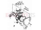 SUZUKI RM125 E (1984) 6 - AIR CLEANER