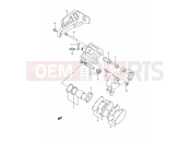 SUZUKI RM250 M (1991) (E03,E28,E33) 36C - REAR CALIPERS (MODEL N)