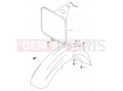 SUZUKI RM250 R (1994) (E03,E28,E33) 23 - FRONT FENDER