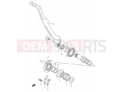 13 - KICK STARTER - Suzuki RM250 S (1995) (E03,E28,E33)