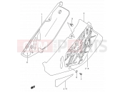 20 - FRAME COVER - Suzuki RM250 S (1995) (E03,E28,E33)