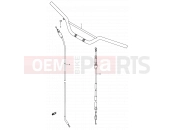 25 - HANDLEBAR - Suzuki RM250 S (1995) (E03,E28,E33)