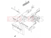 29 - REAR SWINGING ARM - Suzuki RM250 S (1995) (E03,E28,E33)