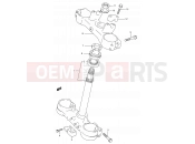22 - STEERING STEM - Suzuki RM250 S (1995) (E03,E28,E33)