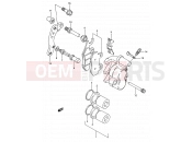 27A - FRONT CALIPER (MODEL S) - Suzuki RM250 S (1995) (E03,E28,E33)