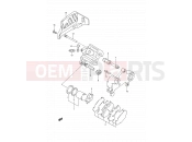 34A - REAR CALIPER (MODEL S) - Suzuki RM250 S (1995) (E03,E28,E33)
