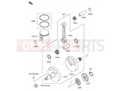 4 - CRANKSHAFT/PISTON - Suzuki RM65 K5 (2005) (E24)