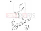 SUZUKI RM65 K5 (2005) (E28) 5 - KICKSTARTER MECHANISM
