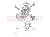 SUZUKI RM80H E (1984) 29 - FRONT WHEEL
