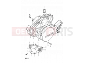 SUZUKI RM80X D (1983) 3 - CRANKCASE COVER