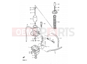 SUZUKI RM80X D (1983) 5 - CARBURETOR (MODEL D)