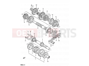 SUZUKI RM80X D (1983) 13 - TRANSMISSION (MODEL D)
