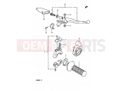SUZUKI RM80X E (1984) 31 - RIGHT HANDLE SWITCH