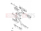 SUZUKI RM80X E (1984) 39 - CUSHION LEVER