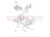 2A - CRANKCASE (MODEL K) - Suzuki RM80 K (1989) (E24)