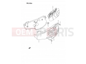 20A - FRAME COVER (MODEL M/N) - Suzuki RM80 M (1991) (E24)