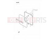 38 - FRONT NUMBER PLATE - Suzuki RM80 M (1991) (E24)