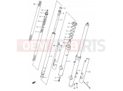 23 - FRONT FORK (MODEL G/H/J) - Suzuki RM80 J (1988) (E03,E28,E33)
