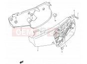 SUZUKI RM80 P (1993) (E03,E28,E33) 22B - FRAME COVER (MODEL P/R/S)