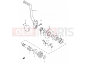 SUZUKI RM80 R (1994) (E03,E28,E33) 13 - KICK STARTER