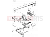 34 - STAND - FOOTREST - Suzuki RV50 X (1999)