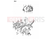 3 - CRANKCASE COVER - Suzuki RV50 D (1983)