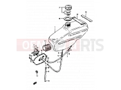 37 - FUEL TANK (MODEL D) - Suzuki RV50 D (1983)