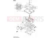 3 - REAR CYLINDER HEAD - Suzuki SFV650A L2 (2012) Gladius (E21)