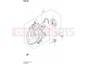 48 - HEADLAMP (SFV650UAL2 E21) - Suzuki SFV650A L2 (2012) Gladius (E21)