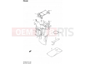 84 - BATTERY HOLDER (SFV650UL2 E24) - Suzuki SFV650A L2 (2012) Gladius (E21)