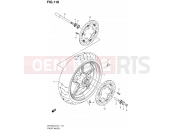 118 - FRONT WHEEL (SFV650UL2 E21) - Suzuki SFV650A L2 (2012) Gladius (E21)
