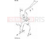 129 - FRONT BRAKE HOSE (SFV650UAL2 E21) - Suzuki SFV650A L2 (2012) Gladius (E21)