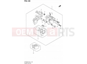 149 - REAR CALIPER (SFV650UAL2 E21) - Suzuki SFV650A L2 (2012) Gladius (E21)