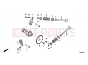 HONDA NSC110MPDC NSC110MPD 2012 E-4 CAMSHAFT / VALVE