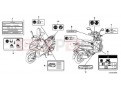 HONDA NSC110MPDC NSC110MPD 2012 F-47 WARNING LABEL