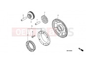 HONDA FJS400A9 SILVER WING 400 ABS 2009 E-8 CLUTCH COUPLING START