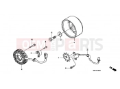 HONDA FJS400A9 SILVER WING 400 ABS 2009 E-9 GENERATOR
