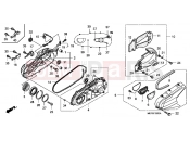 HONDA FJS400A9 SILVER WING 400 ABS 2009 E-12 SWING ARM