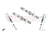HONDA CB1300A5 CB1300 2005 E-3 CAMSHAFT / VALVE
