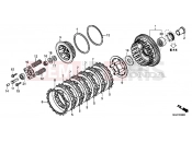 HONDA CB500XAE CB500X ABS 2014 E-8 CLUTCH