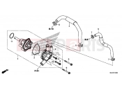 HONDA CB500XAE CB500X ABS 2014 E-12 WATER PUMP