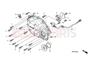HONDA CBF10006 CBF1000 2006 E-5 RIGHT CRANKSHAFT COVER