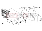 HONDA CBF10006 CBF1000 2006 E-17 WATER PIPE