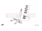 HONDA CBF10006 CBF1000 2006 F-8 STEERING WHEEL