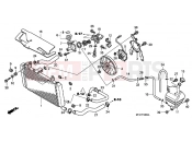 HONDA CBF10006 CBF1000 2006 F-34 RADIATOR