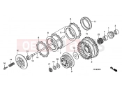 HONDA CBF10008 CBF1000 2008 E-6 CLUTCH