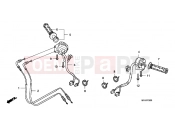 HONDA CBF10008 CBF1000 2008 F-3 SWITCH / CABLE