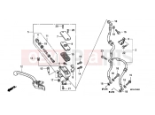 HONDA CBF10008 CBF1000 2008 F-4 FRONT MASTER CYLINDER (CBF1000)